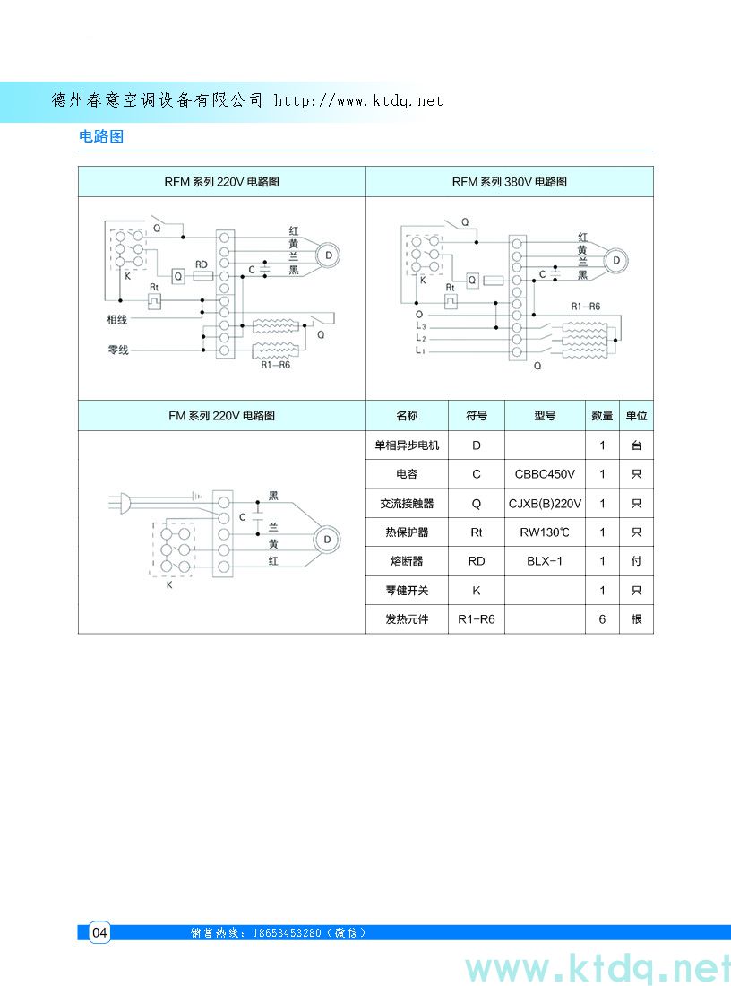 风幕机暖风机参数样本(图5)